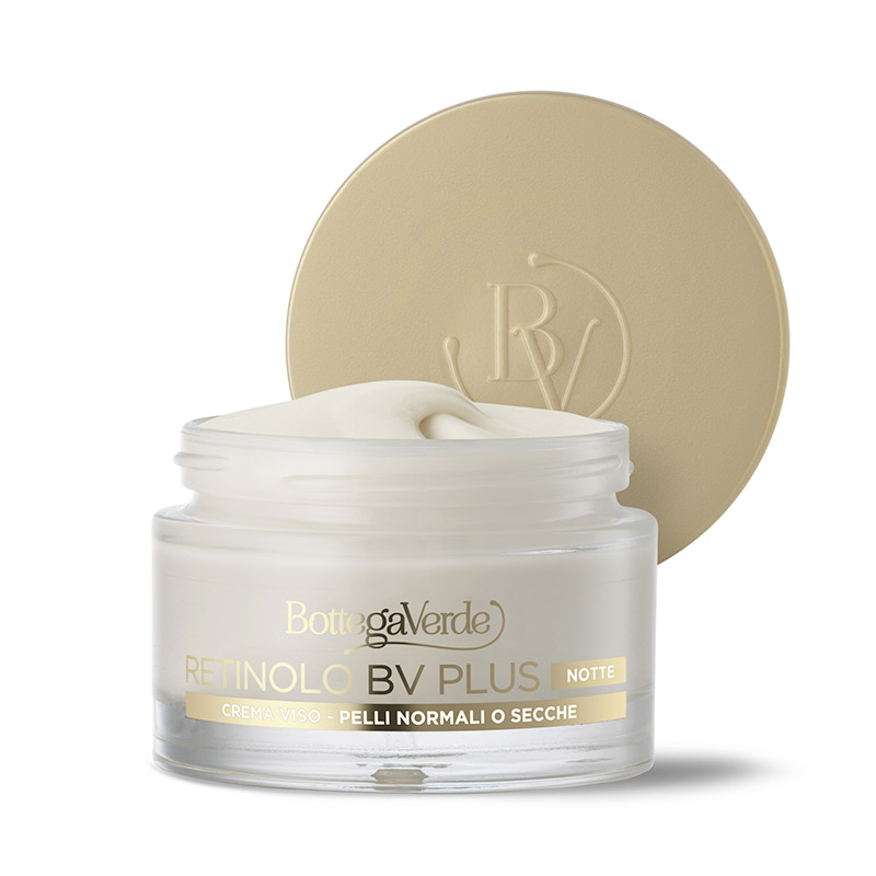 Night face cream - anti-aging, elasticising - with Pro-Retinol and Hyaluronic Acid (50 ml) - normal or dry skin