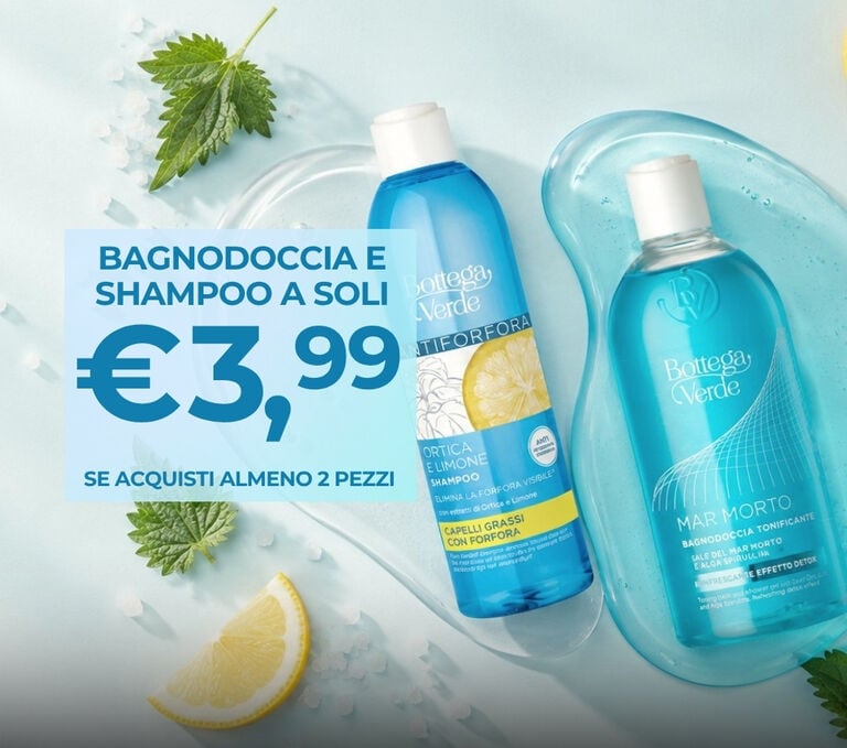 BAGNODOCCIA E SHAMPO A SOLI 3,99 SE ACQUISTI ALMENO 2 PRODOOTTI
