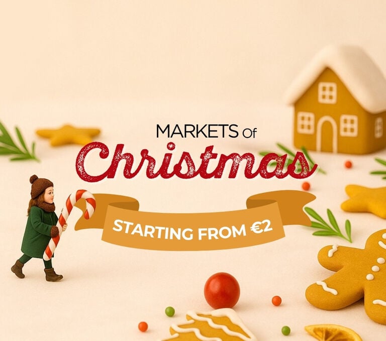 🎄 All the magic of the Christmas markets... from €2!
