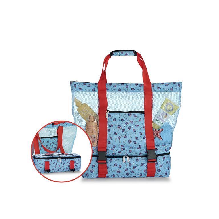 <font color="#CC3B32">Beach Bag with Removable Thermal Bag</font>