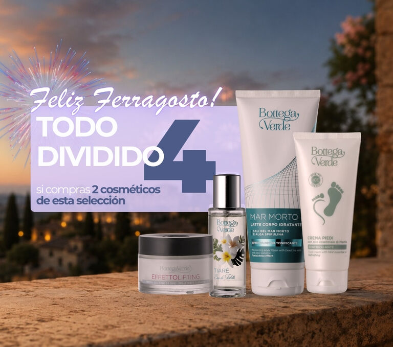 CELEBRAMOS EL 15 DE AGOSTO: bajo el sol, los precios se derriten. TODO DIVIDIDO POR 4 (si compras 2 productos de la selecci&oacute;n)