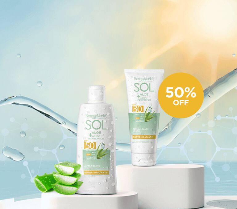 SUNSCREEN PRODUCTS WITH HYALURONIC ACID AND ALOE