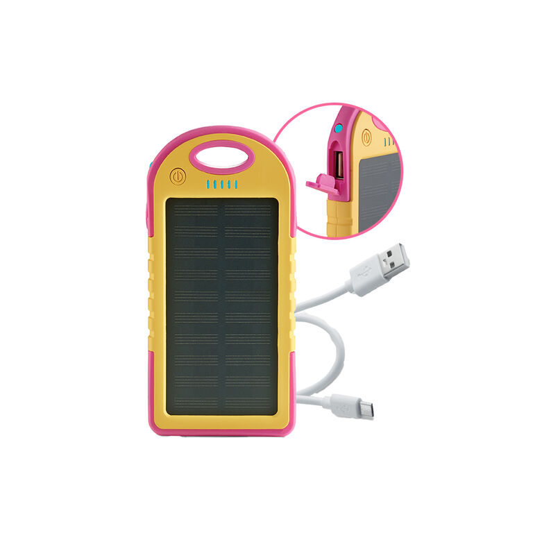 <font color="#c72b72">Powerbank Solare con ricarica solare o elettrica</font>