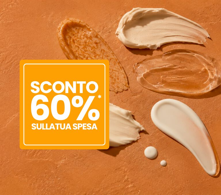   SCONTO 60% SULLA TUA SPESA DI SETTEMBRE (LIV 20 EURO PREZZO LISTINO, esclusi NOVITA e PREZZI BLOCCATI)