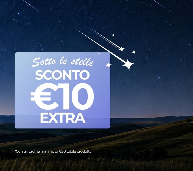 NOTTE DI SAN LORENZO 10 EURO SCONTO EXTRA LIVELLO 30 TOTALE PRODOTTI
