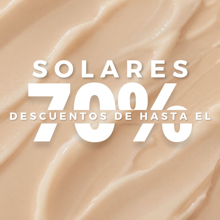 Productos solares con descuentos de hasta el 70 %