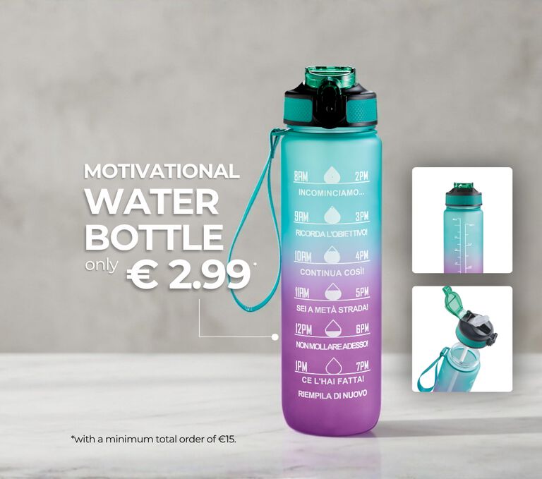 YOUR DRINKING BOTTLE, YOUR PACE