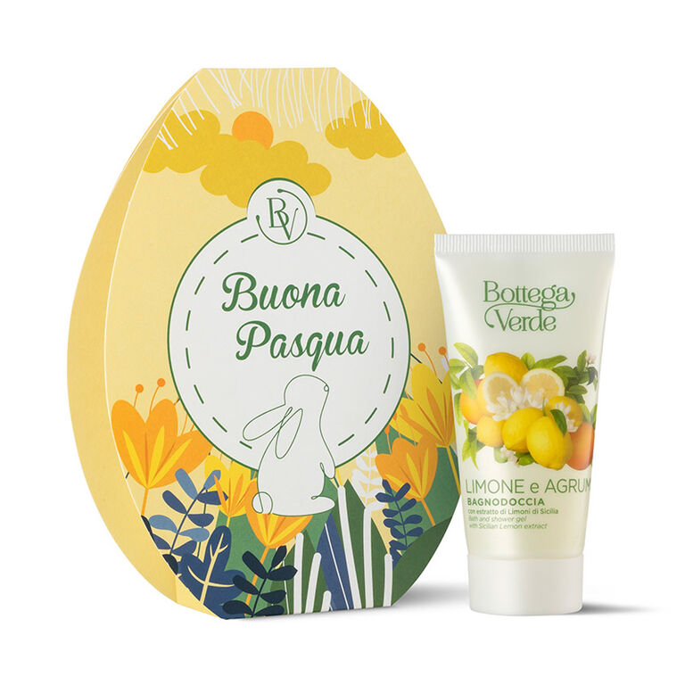 Kit Ovetto Limone e Agrumi 💛<br> Bagnodoccia con estratto di Limoni di Sicilia (50 ml)