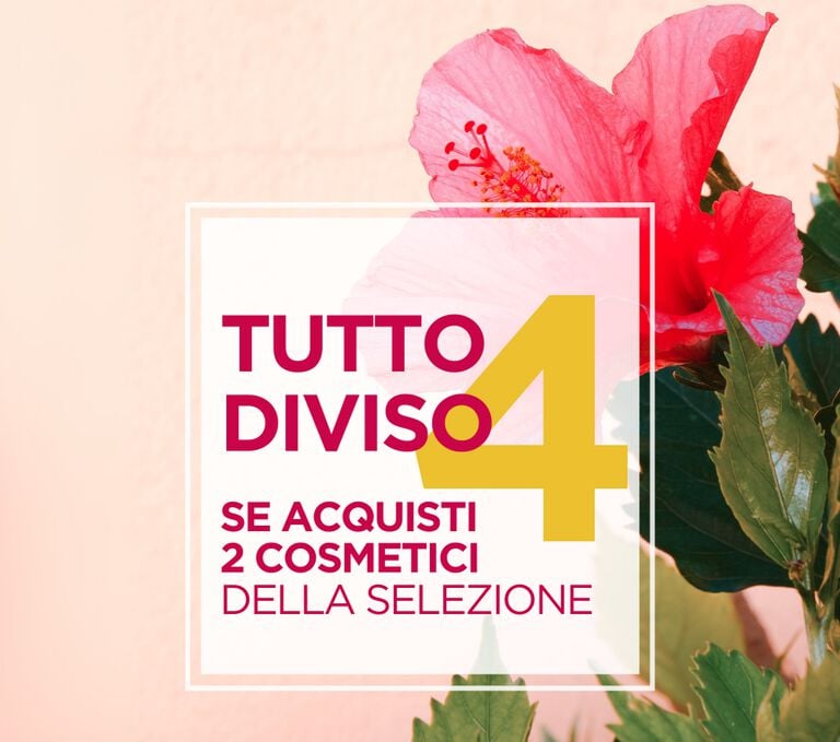 DIVIDI PER 4, MOLTIPLICA LA BELLEZZA!
