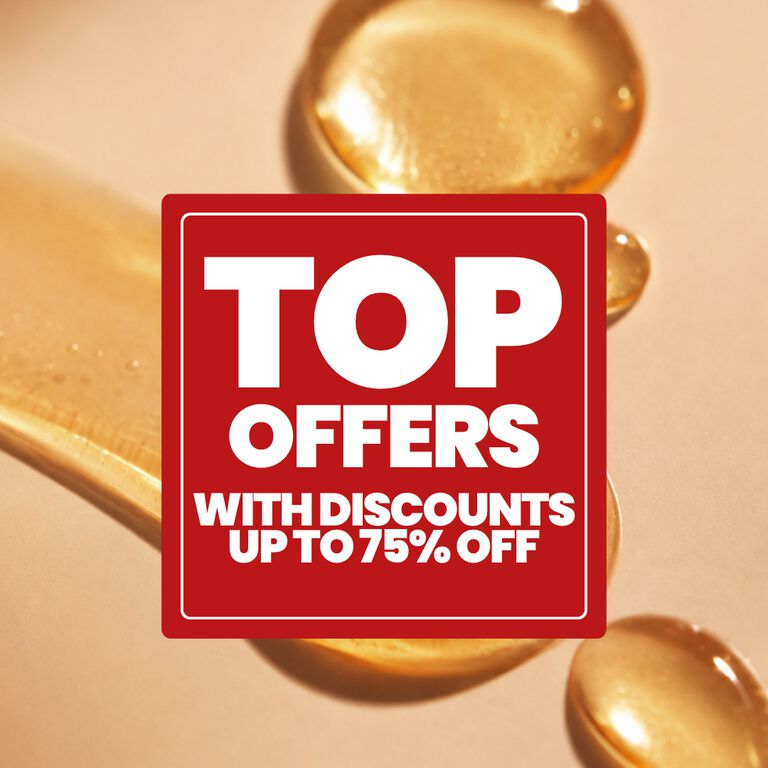 TOP DEALS WITH DISCOUNTS UP TO 75%