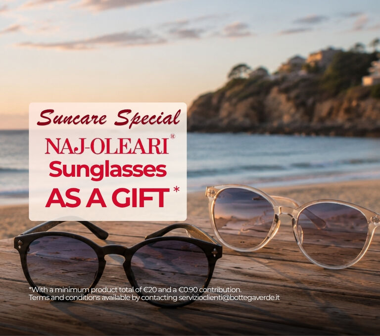 SPECIAL WEEKEND SOLARI NAJ OLEARI BLACK SUNGLASSES, Transparent gray FREE with a contribution of 0.90 at a level of 20 euros.