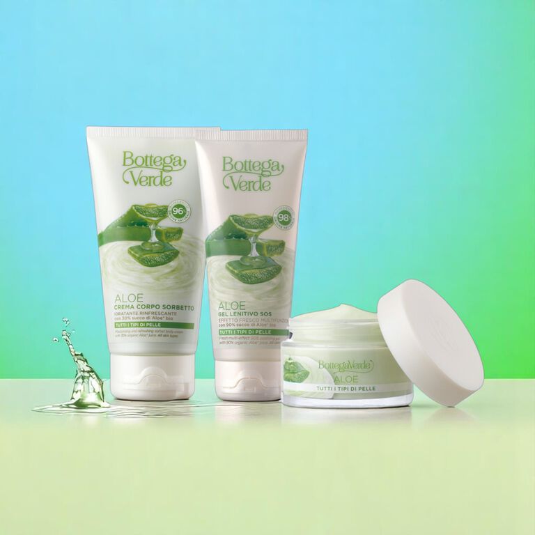 Aloe, for moisturizing in the sun!