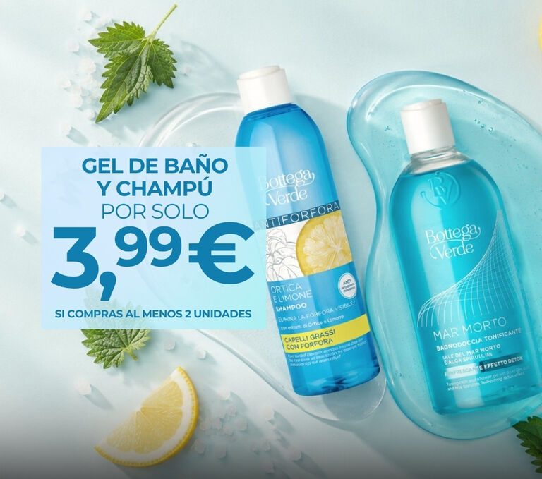 GEL DE DUCHA Y CHAMP&Uacute; POR SOLO 3,99 SI COMPRAS AL MENOS 2 PRODUCTOS