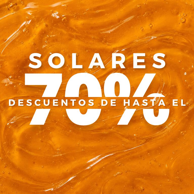 Productos solares con descuentos de hasta el 70 %