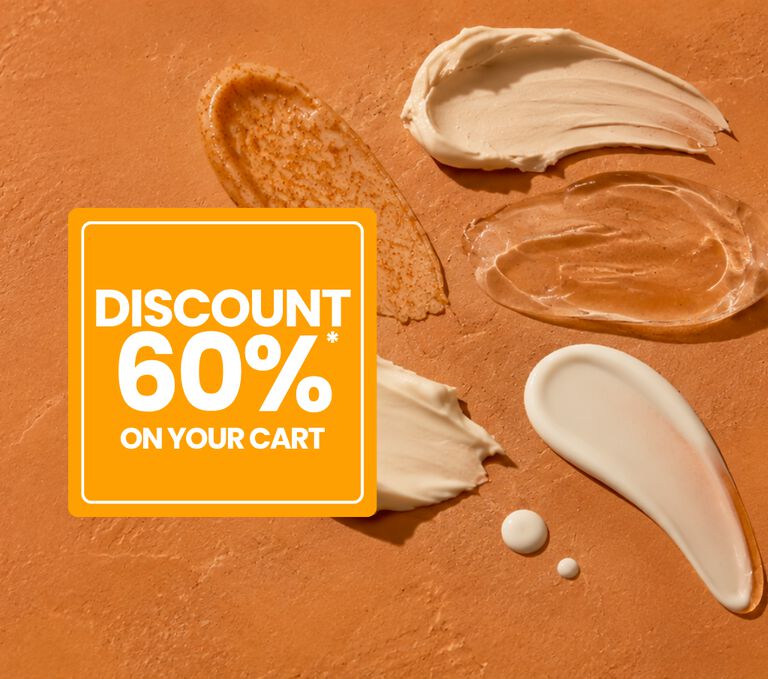  60% OFF YOUR SEPTEMBER PURCHASE (MINIMUM 20 EURO LIST PRICE, excluding NEW ITEMS and FIXED PRICES)