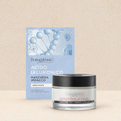 Offerta Effetto lifting - crema viso + maschera idratante