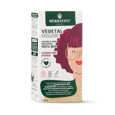 HERBATINT - Vegetal Color Cherry Red Power - Rosso ciliegia