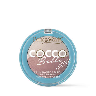 Cocco bello - Illuminante & blush profumato con acqua di Cocco