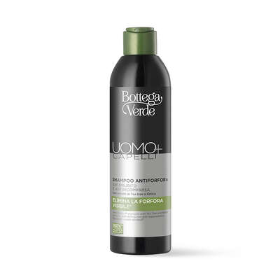 Anti-dandruff shampoo - with Tea Tree and Nettle extracts - anti-itching and anti-reappearance - eliminates visible dandruff* (250 ml)