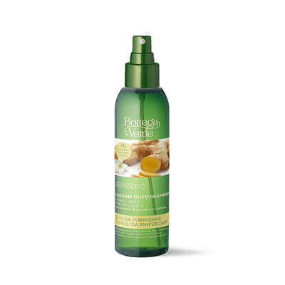 Zenzero - Lozione dopo shampoo stimolante fortificante - con estratto di Zenzero e Caffeina -  rinforza i capelli dalle radici alle punte - cute da purificare - capelli da rinforzare