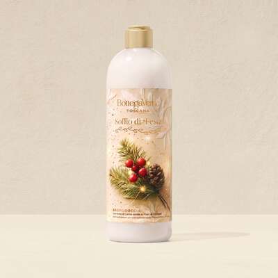 Soffio di Festa - Bath and shower gel with notes of Warm Milk and Cotton Flowers (750 ml)