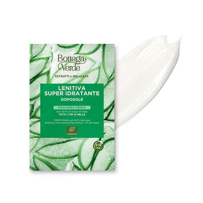 Estratti di bellezza - Cream mask - super-hydrating, soothing, after-sun - with 20% Aloe juice* (8 ml) - all skin types