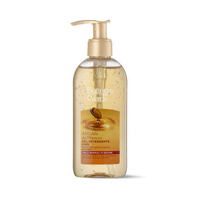 Argan del Marocco - Gel detergente viso  - delicato setificante - con Argan - pelli normali o secche