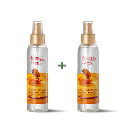 Offerta 2 pezzi  Argan del Marocco - Parfum deodorant - rinfrescante profumato - con Argantutti i tipi di pelle