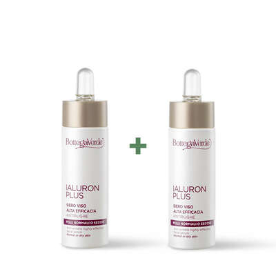 Offer 2 pieces - Ialuron Plus - Anti-wrinkle highly Effective Concentrated Hyaluronic Acid Facial Serum with a Filling Effect* (30 ml) - normal or dry skin