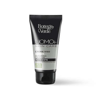 UOMO+ skincare - Crema viso - antietà nutriente - con Pro-Retinolo e olio di Argan