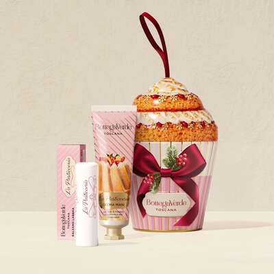 Pandoro and Icing Sugar cupcake set