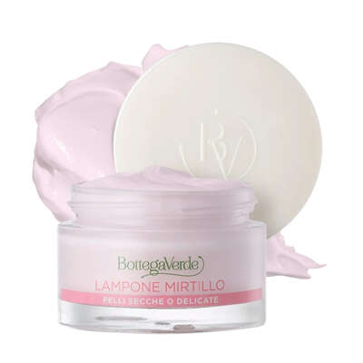 Estratti di bellezza - Rich cream - Raspberry and Blueberry - moisturizes, protects - dry or delicate skin (50 ml)