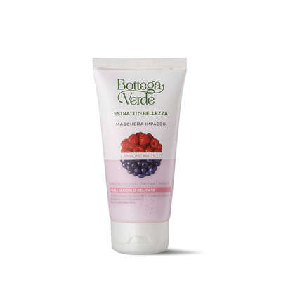 Estratti di bellezza - Face pack - Raspberry and Blueberry - moisturizing and relief in 3 minutes - dry or delicate skin (75 ml)