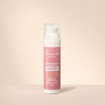 SAPONARIA AND OLIVE OIL - Make-up removal gel oil - removes make-up and cleanses - nourishing (75 ml)