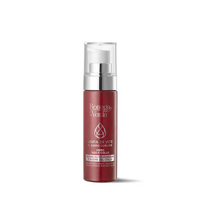 Sublime serum - Intensive face and neck serum - filler effect on micro-wrinkles - 2-PEPTIDE LINFA COMPLEX with Peptides and Vine Sap (30 ml) - all skin types