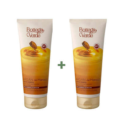 Offer 2 pieces - Body lotion - Silkifying and nourishing - With Argan oil (200 ml) - Normal or dry skin