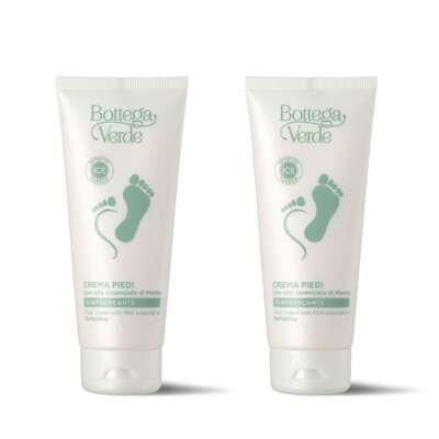 2 pieces Offer Foot cream, with Mint essential oil (100 ml) - refreshing