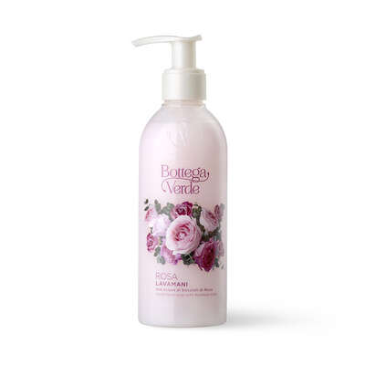 Rosa - Jabón de manos con agua de capullos de Rosa (250 ml)