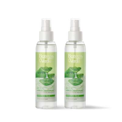 Offer 2 pieces Aloe - parfum deodorant - gently refreshing - with Aloe (125 ml) - all skin types