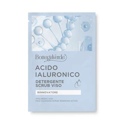 Hyaluronic Acid - Face cleansing scrub - renewing action (8 ml)