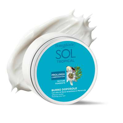 SOL Tropical - After sun butter - nourishes and intensifies your tan - with Brazil Nut oil and Passionfruit (200 ml) prolongs your tan - melting texture