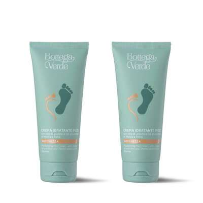 2 pieces Offer Moisturizing foot cream, with Jojoba oil and Mint and Thyme essential oils (100 ml) - dryness