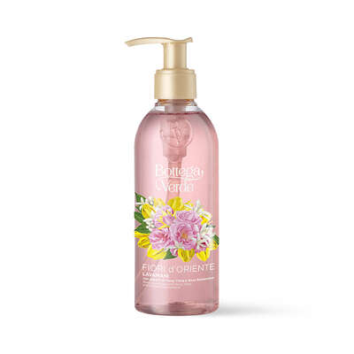 Fiori d'Oriente - Jabón de manos con extractos de Ylang Ylang y Rosa de Damasco (250 ml)