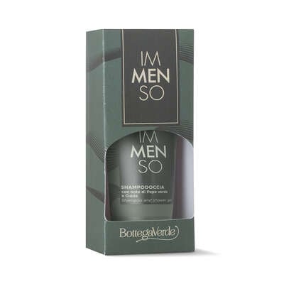 Immenso - Shampodoccia con note di Pepe verde e Cuoio