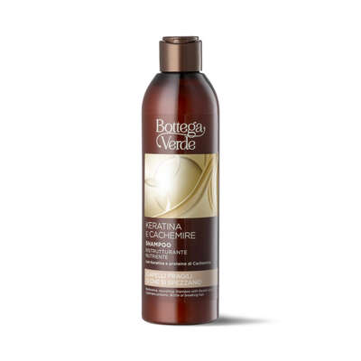 Keratina e Cachemire - restorative, nourishing shampoo - with Keratin and Cashmere proteins (250 ml) - brittle or breaking hair