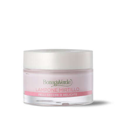 Estratti di bellezza - Rich cream - Raspberry and Blueberry - moisturizes, protects - dry or delicate skin (50 ml)