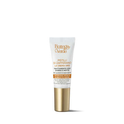 Pistilli di Zafferano - La crema oro - Trattamento viso giorno e notte - antirughe antietà globale 10 azioni - con SAFFRON-IDE PRO AGE<TM/> con Ceramidi e iperfermentato di Zafferano