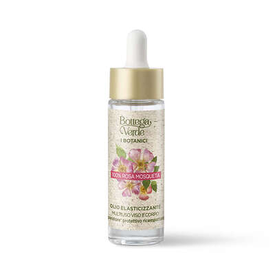 I Botanici - Elasticising multi-use face and body oil - 100% Mosqueta Rose - repairing*, protective, compacting (30 ml)
