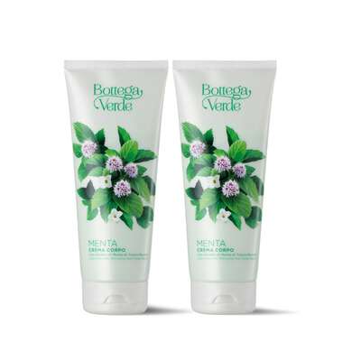 2 pieces Offer Menta - Body Cream with Mint extract from Tenuta Bottega Verde(200 ml)