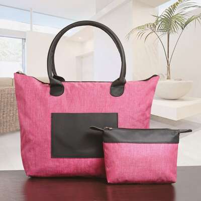 Shopping bag with pochette